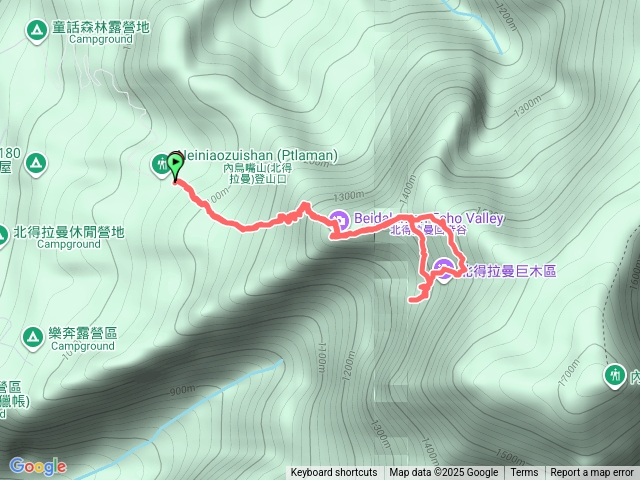 內鳥嘴山O型走預覽圖