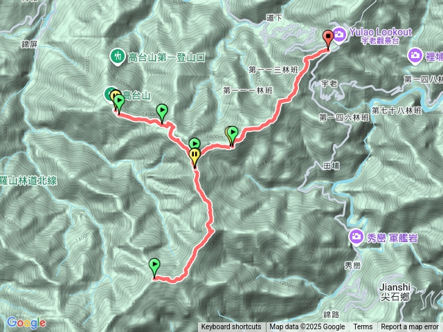 觀霧-宇老Day3錦屏山-石麻達山-東穗山-魯壁山
