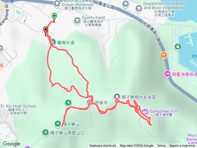基隆－臺灣百大必訪步道槓子寮砲台、槓子寮山步道(龍崗步道)202608291238預覽圖