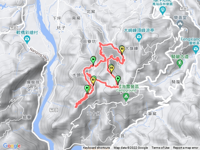 20220430 麒麟古道走橫山四山8字型