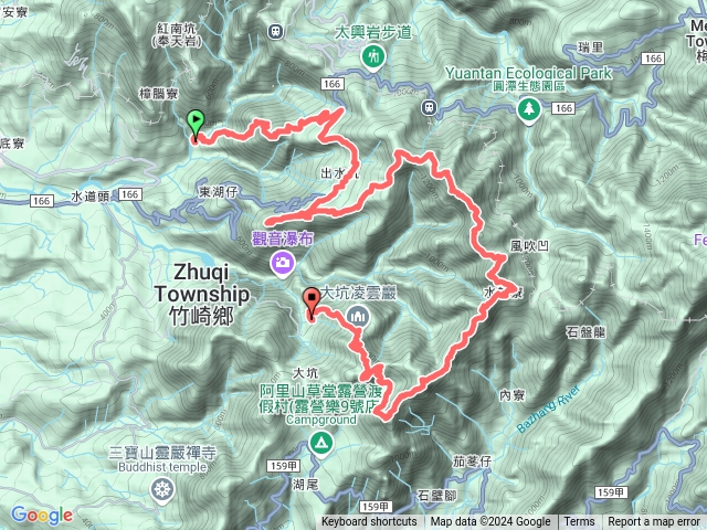 20241214竹崎15連峰(四大天王山到大湖尖山路況荒涼)預覽圖