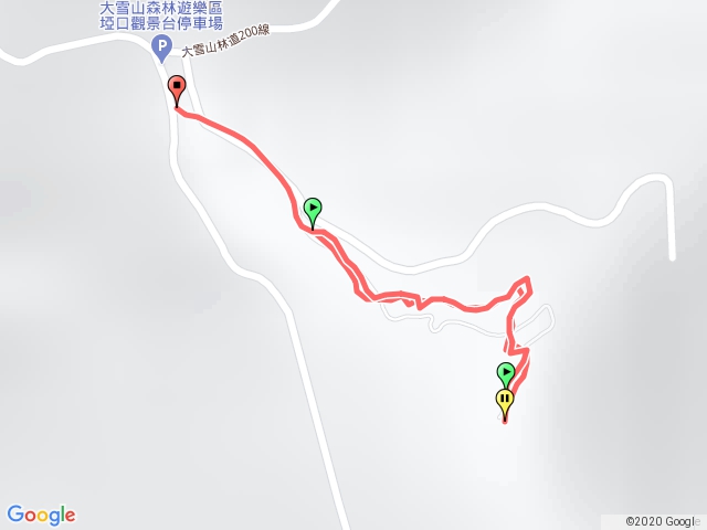 大雪山啞口觀景台步道