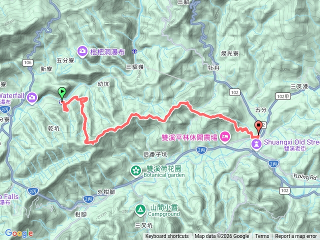 20260426 雙華縱走 逆走