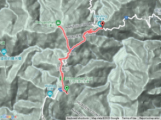 石門山 + 合歡山北峰 + 大禹嶺