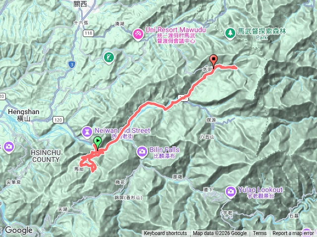 馬胎古道鴛鴦谷瀑布