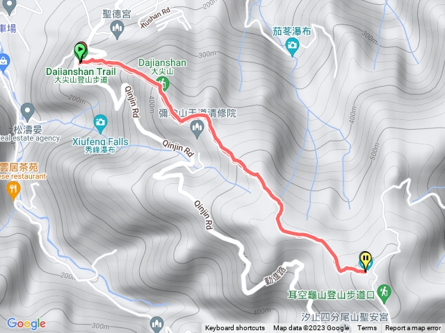 大尖山接四分尾山