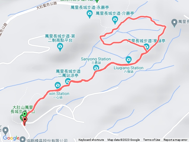 萬里長城新興登山
