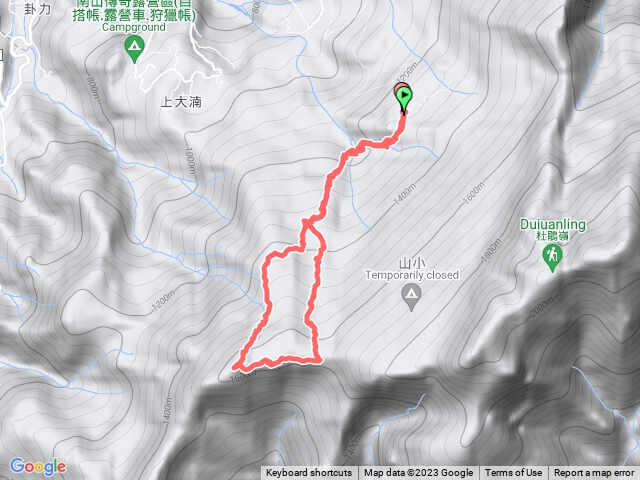 加里前山隘勇線騰龍山