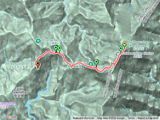 北大武山兩天一夜預覽圖
