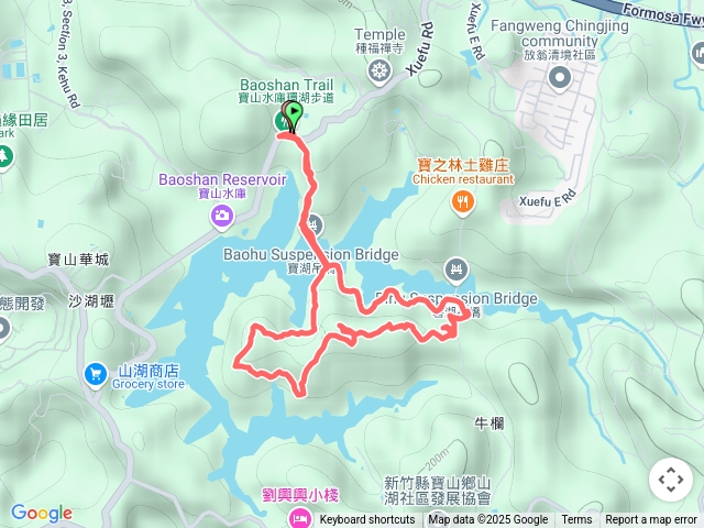 寶山環湖步道五連峰O繞