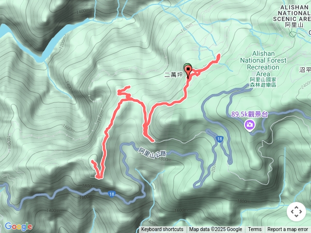 二萬平步道、屏遮那山114.5.27