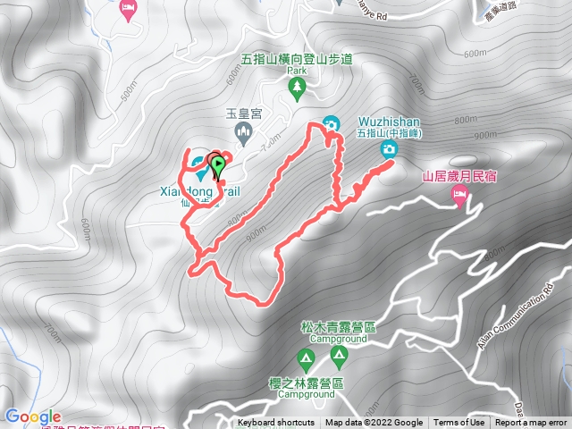 五指山登山步道(+猴洞一線天+橫斷+仙洞）