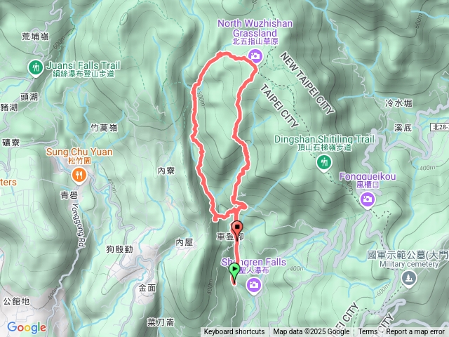 荷蘭古道內雙溪古道O型走