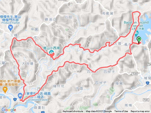 寶山峨眉（小西湖）晨跑