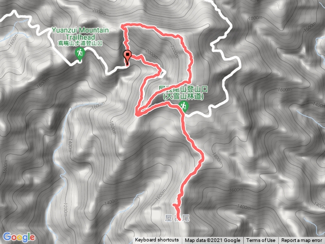 20210925 大雪山林道29k上稍來山下屋我尾p型