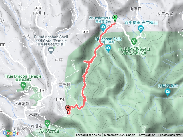 二坪頂古道 已是半探勘，勿獨行