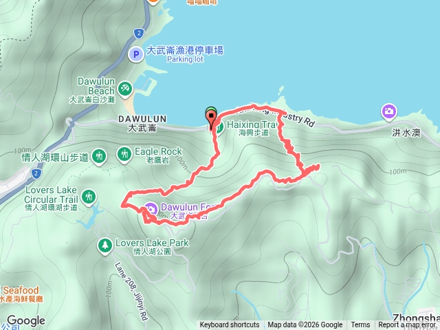 115.9.21中山峽谷上內木山國旗嶺、大武崙下海興步道預覽圖