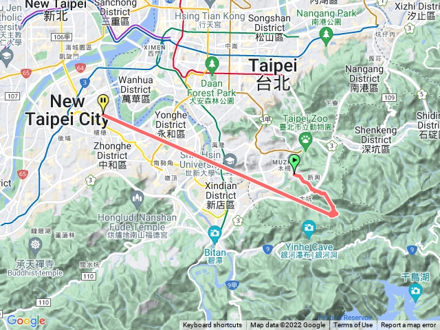 040922第一次台北大縱走第七段名門社區公車站到觀音茶研發中心
