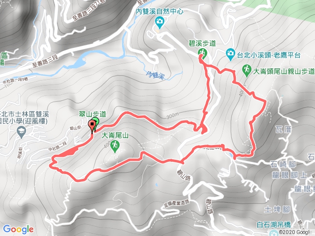 20200330翠山步道＆大崙頭尾步道完走