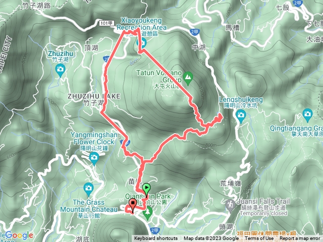 苗圃七星公園七星山小油坑竹子湖公車總站