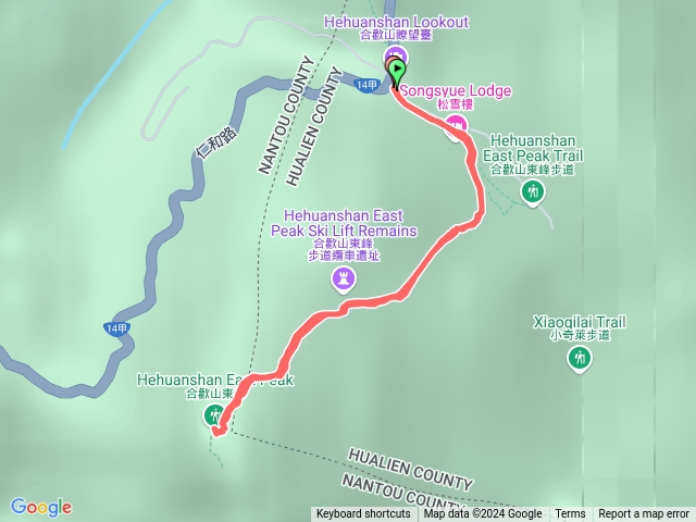 合歡山東峰步道預覽圖