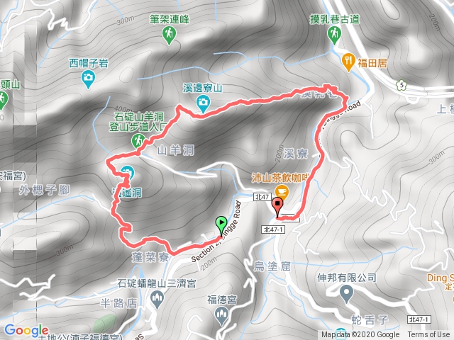 [石碇]消遙洞/山羊洞/溪邊寮山/保線路出烏塗窟O形