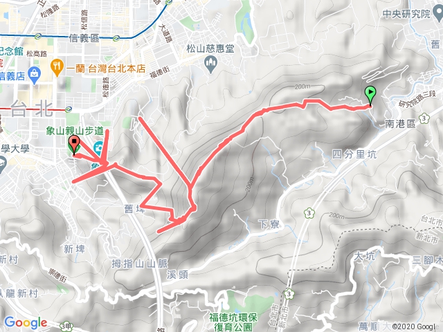 小百岳寶石任務南港山縱走親山步道(拇指山、南港山、象山、九五峰)20200502