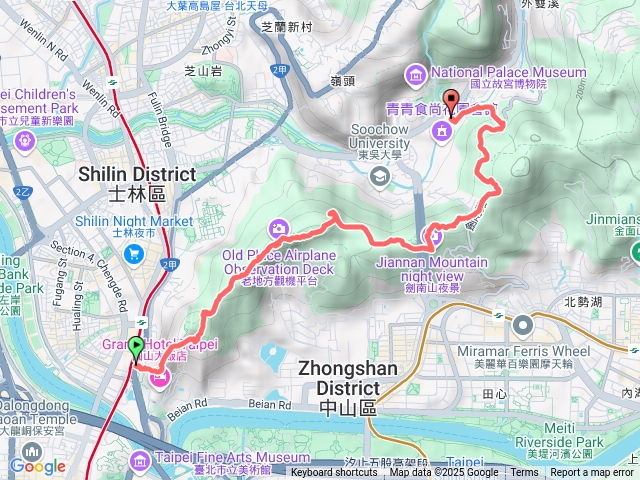 劍潭山-老地方-文間山-婆婆橋-故宮預覽圖