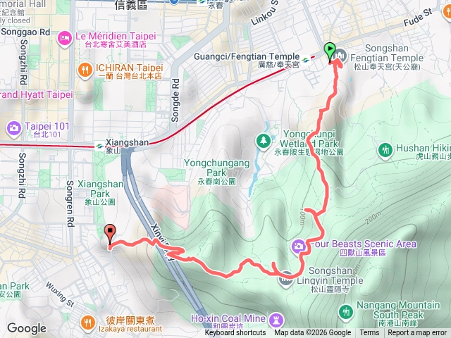 四獸山步道預覽圖