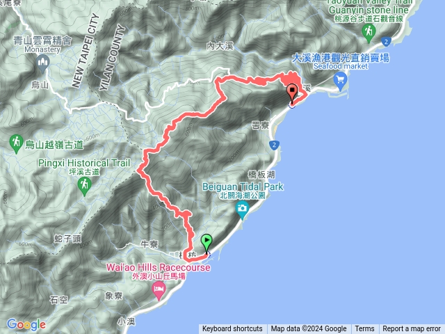 20240812頭城龜山叢雲山740峰窖寮山七兄弟山外大溪山宜1道路大溪