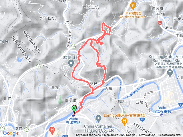 下坡山（友蚋山）+三合山+華新山+分水嶺山南峰+分水嶺山（石猴山）