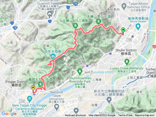 樹林大棟山系鶯歌縱走