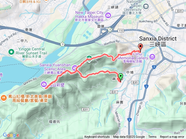 2025微笑山線：【鳶山山系】鳶山彩壁段