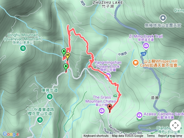 陽明山雨天三瀑