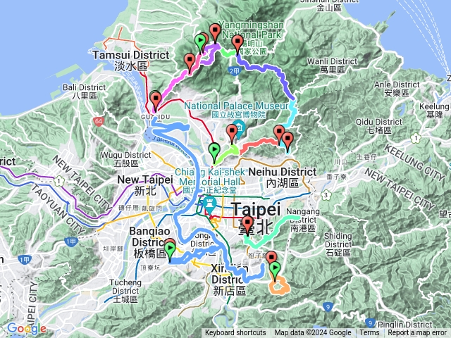 2024臺北大縱走臺北大縱走第一段至第八段全紀錄  2024.03.01-03.10
