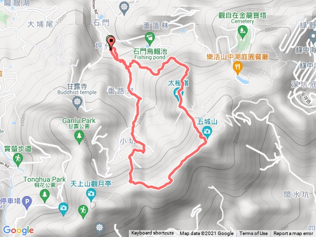68步道、太極嶺、天上山縱走