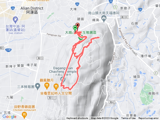 大崗山O走