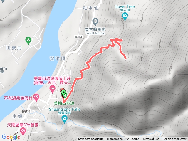 高雄六龜美輪山步道茶園來回