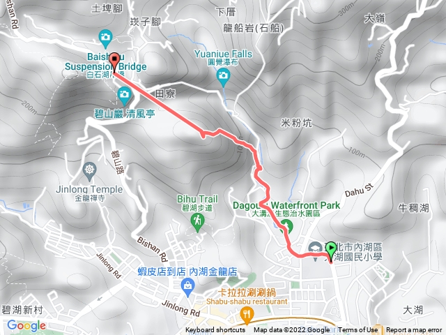 內湖鯉魚尖圓覺尖忠勇尖