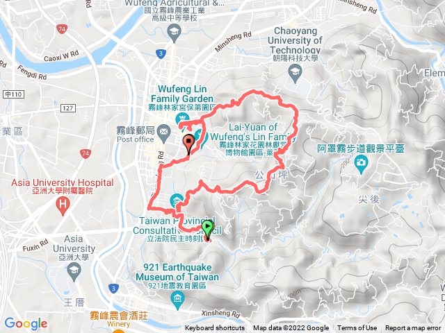 阿罩霧山(O環)樟公巷進中心壠登山步道出