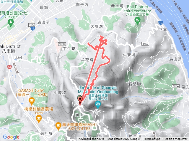 觀音山(小黃山-小桂林-五彩大岩壁-戮力齊心石緣)