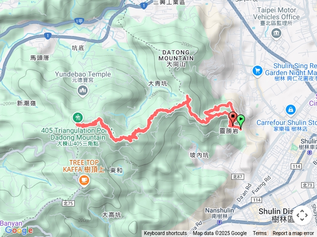 大同山及青龍嶺、大棟山