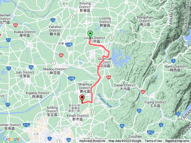 林鳳營火車站—南科火車站徒步