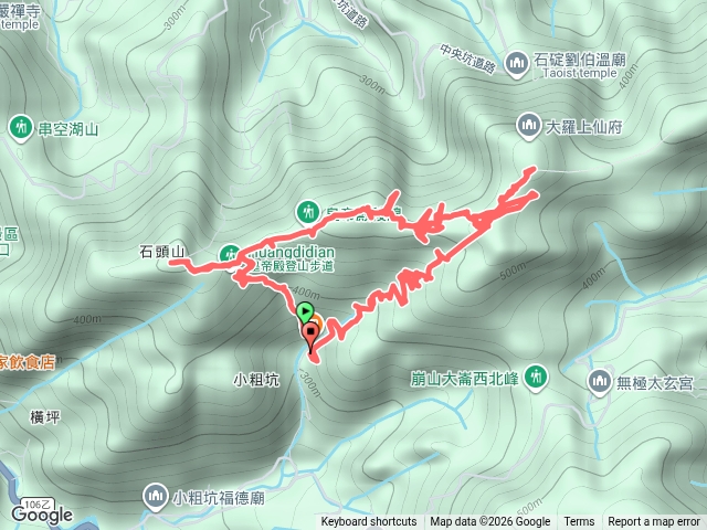 皇帝殿稜線東峰+西峰
