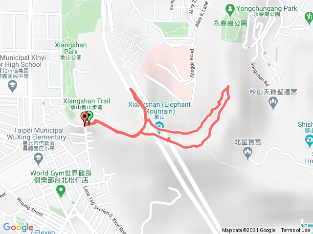 象山(一線天、煙火平台)