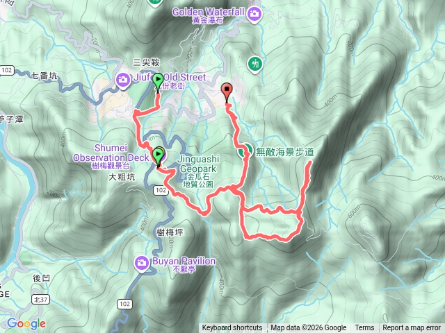 樹梅坪古道+燦光寮古道+燦光寮山+半屏山