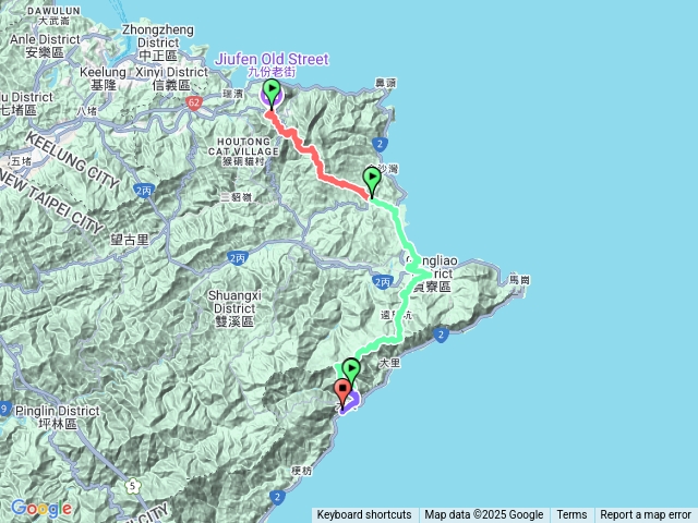 2025-01-29～31淡蘭古道北路->草嶺古道->桃源谷預覽圖