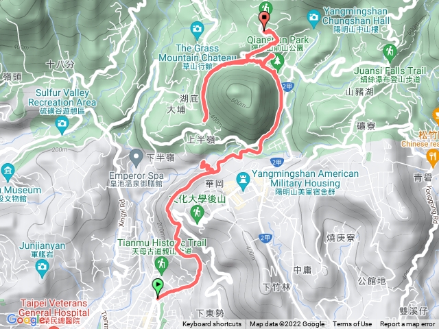 天母水管古道-橫嶺古道-遊客中心