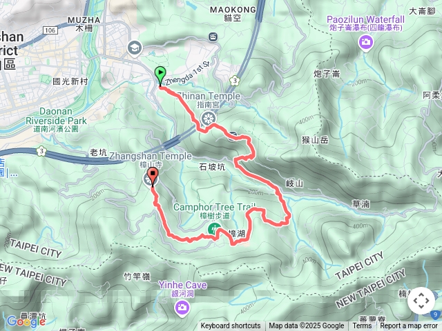 【任務一】ok-2025臺北大縱走臺北大縱走第七段：世界山莊至飛龍步道政大後山202503011333