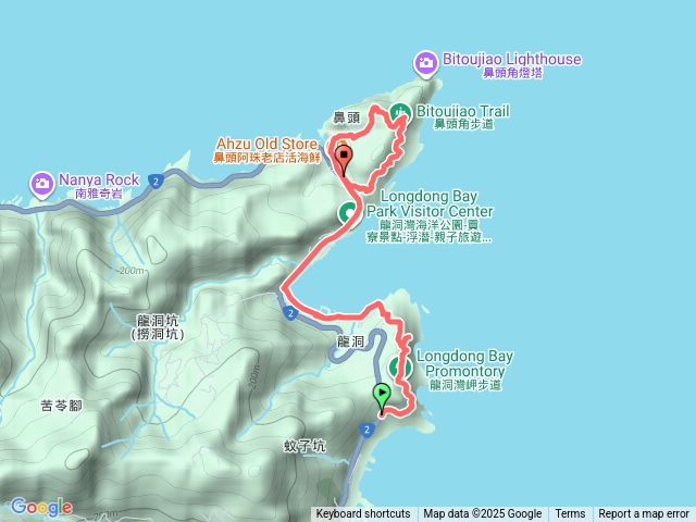 龍洞灣岬步道、鼻頭角步道預覽圖